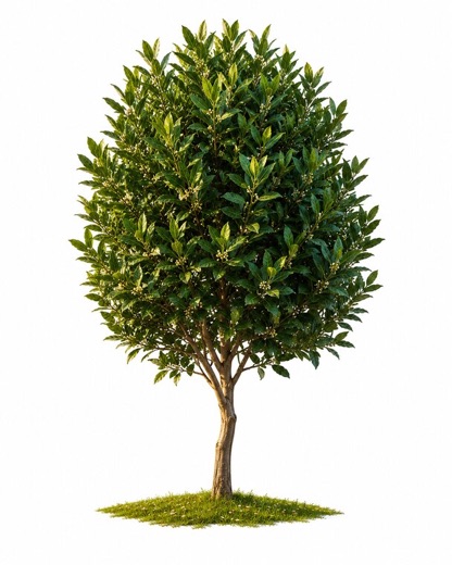 Ilustración de un laurel (Laureles)