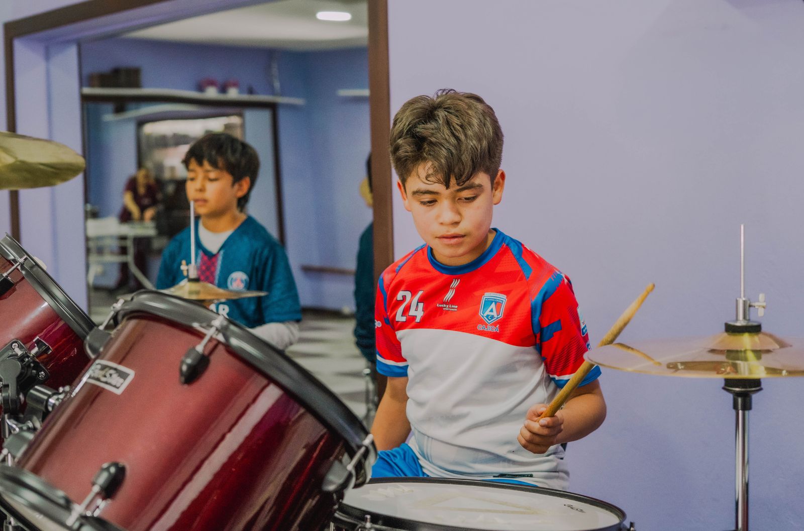 Taller de música con batería